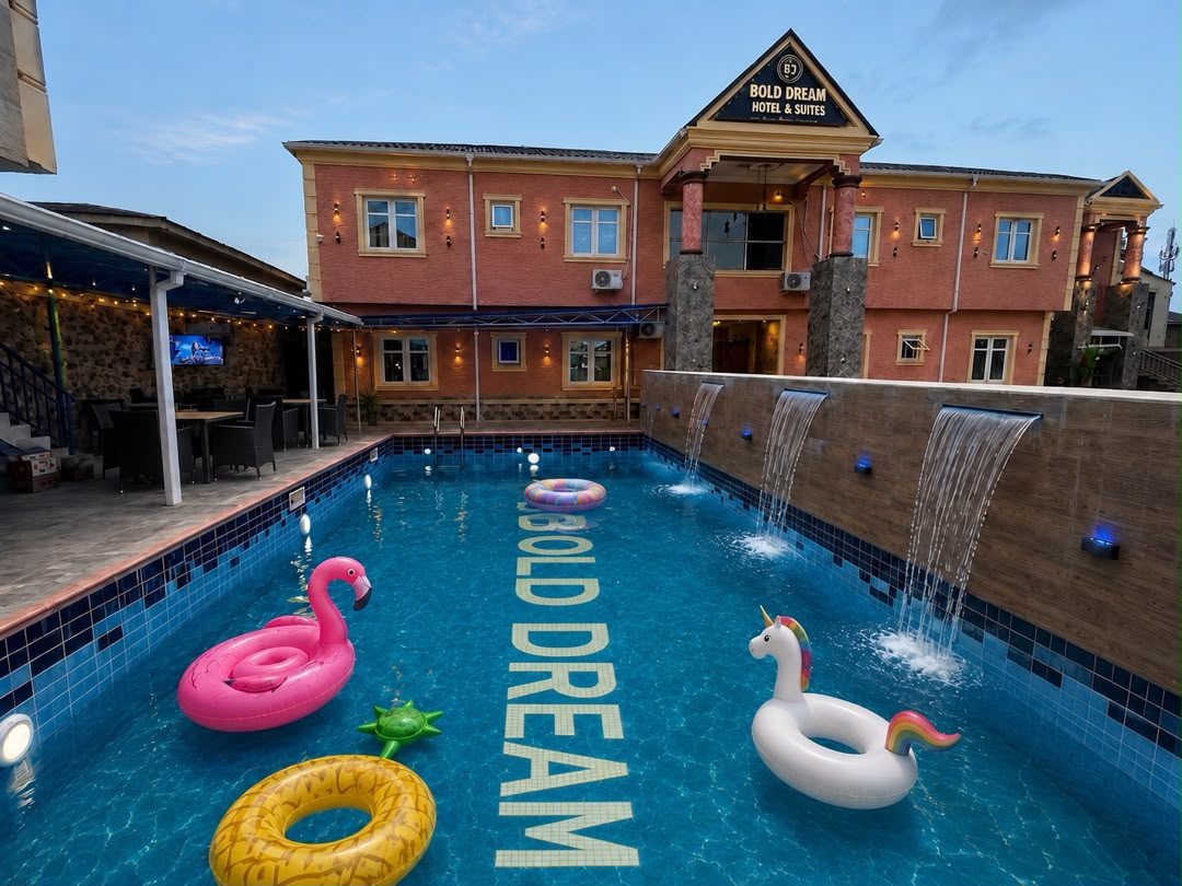 Bold Dream Hotel exterior view at 3 Imasayi Street, Ota, Ogun State